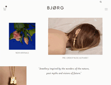 Tablet Screenshot of bjorgjewellery.com